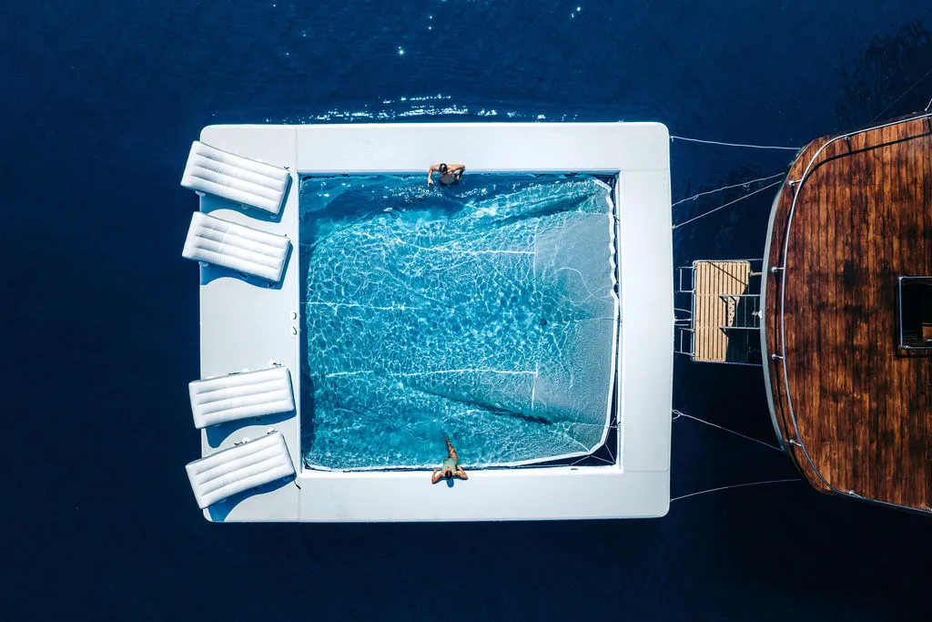 Floating Seapool Bhavana Phinisi Liveaboard | Komodo Luxury